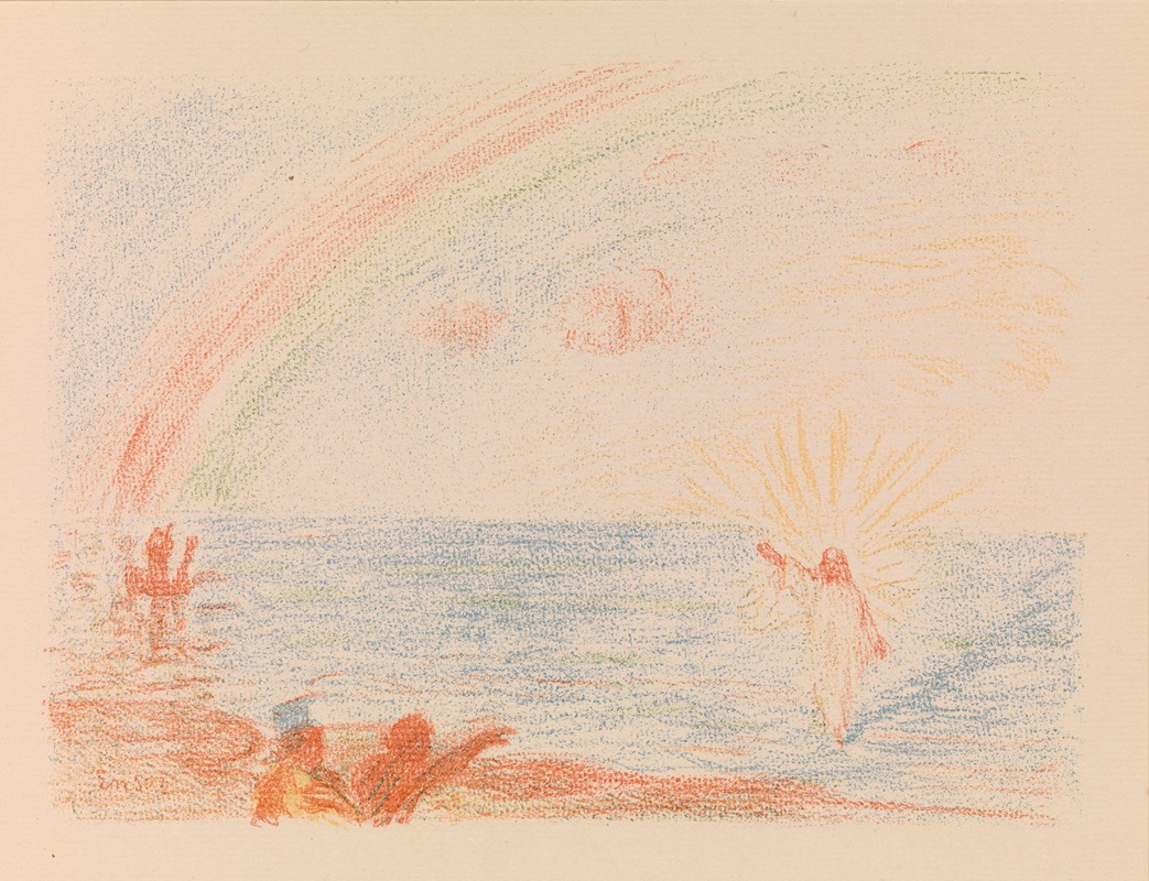 James Ensor - Christ Walks Upon the Waves
