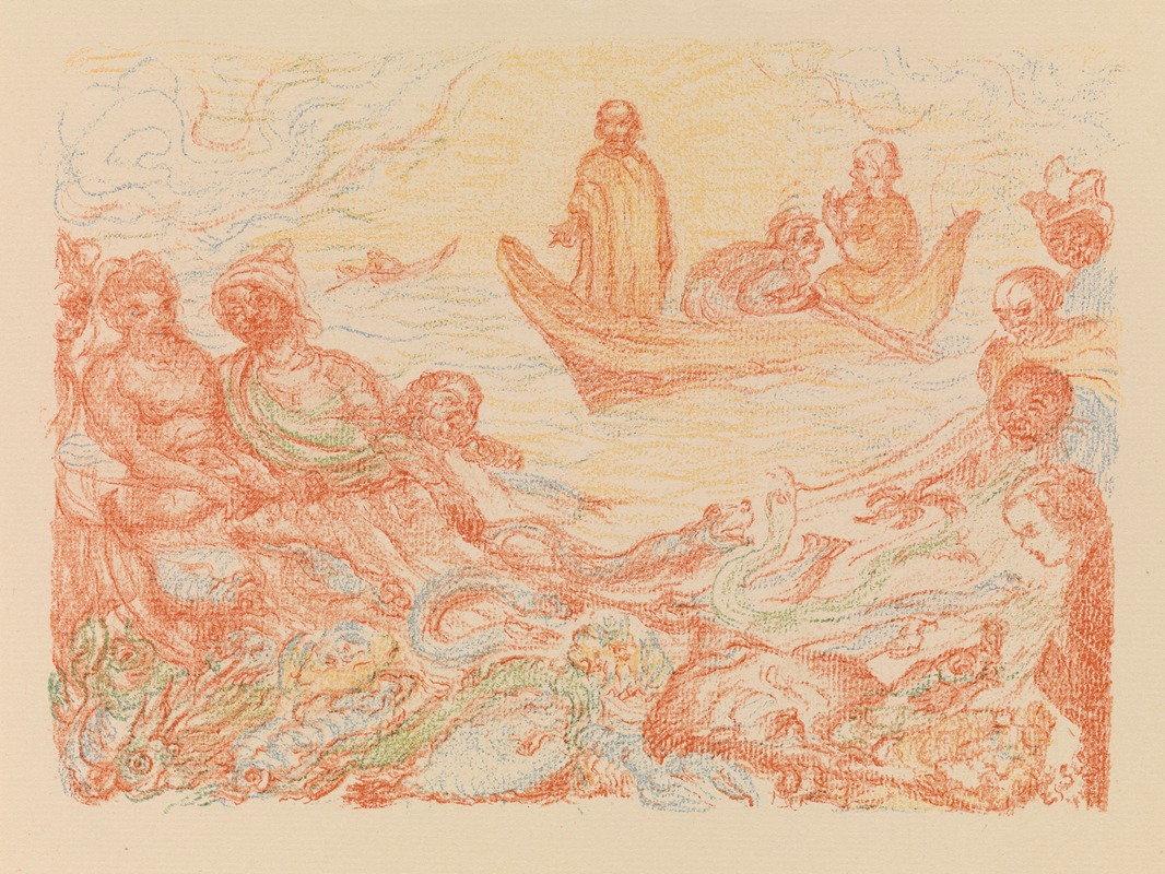 James Ensor - The Miraculous Draught of Fishes