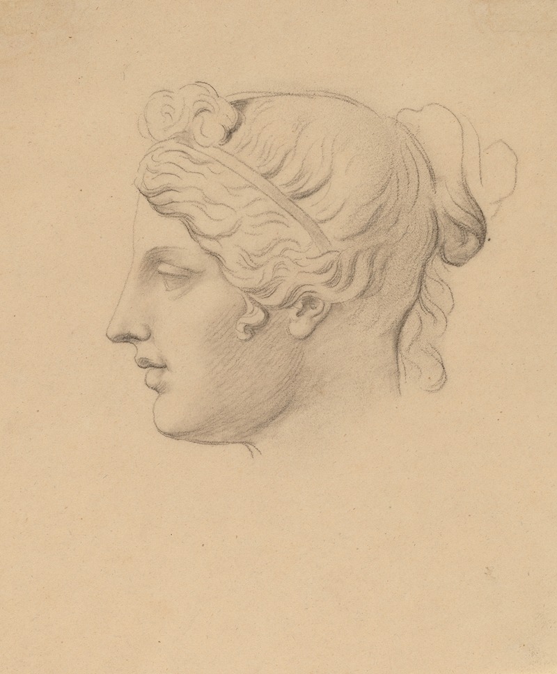 Horatio Greenough - Classical Head in Profile
