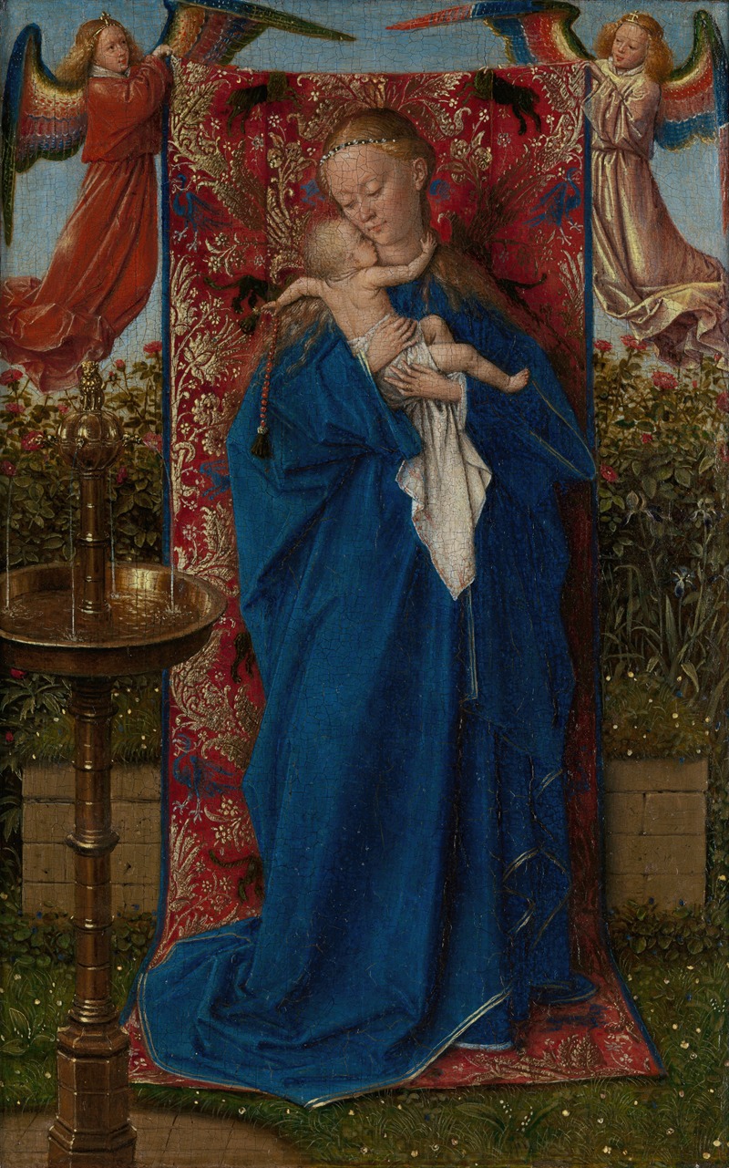Jan van Eyck - Madonna at the Fountain