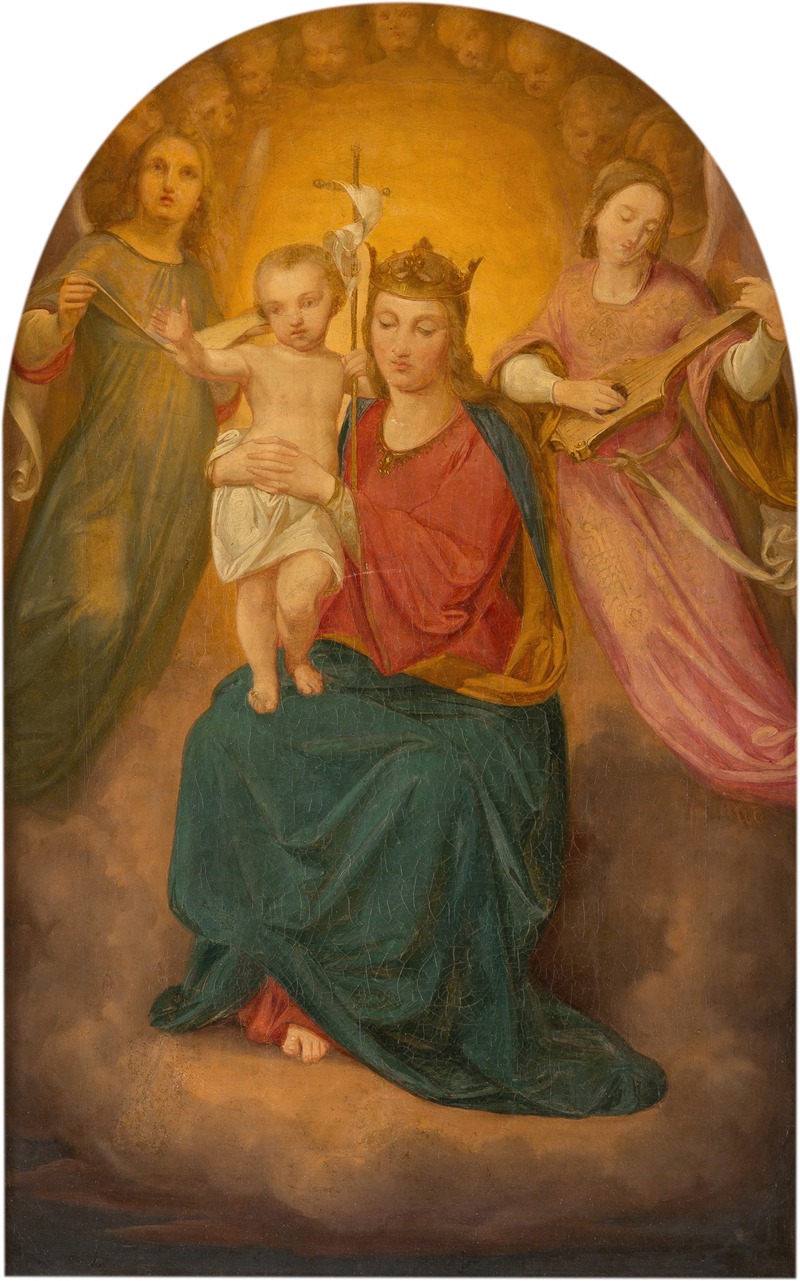 Julius Hübner - Virgin Mary and Child