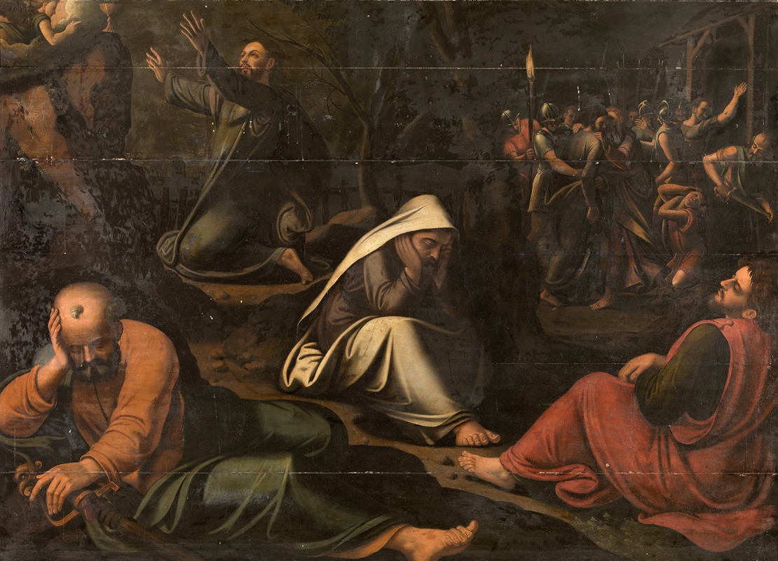 Lambert Van Noort - Christ in the Garden of Gethsemane