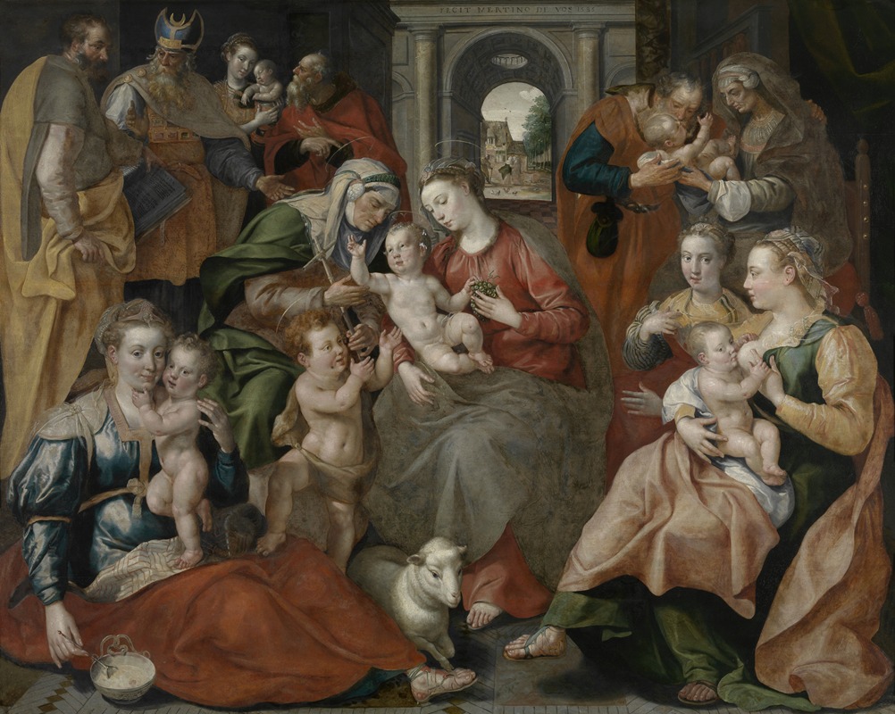 Maerten De Vos - The Family of Saint Anne