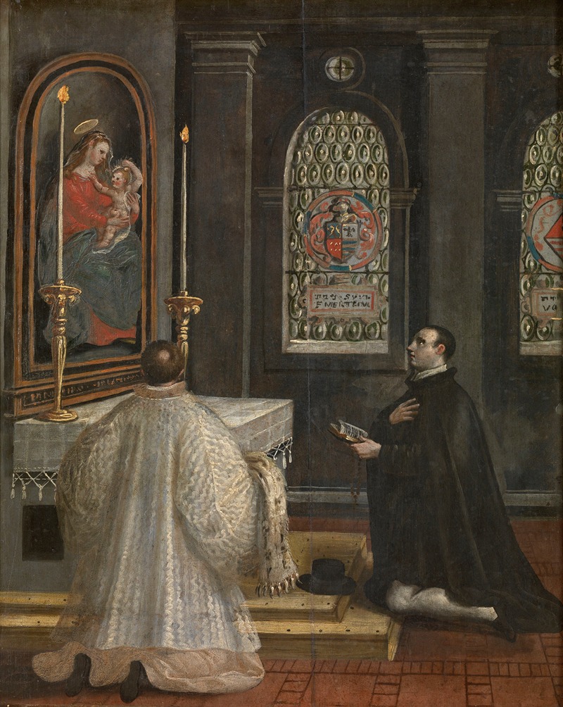 Maerten De Vos - Saint Didacus of Alcalá at Prayers