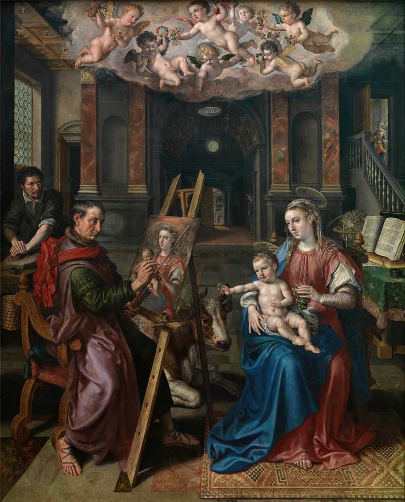 Maerten De Vos - Saint Luke Painting the Virgin