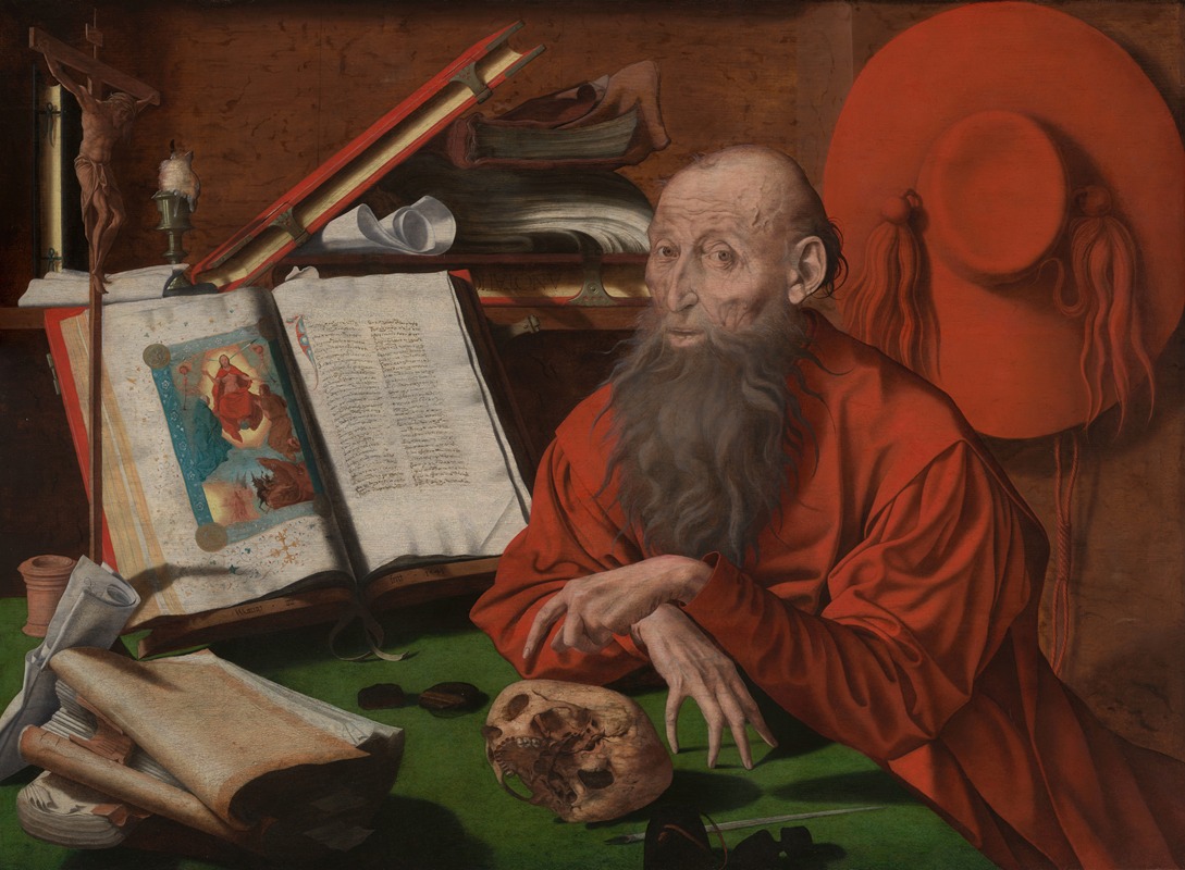 Marinus Van Reymerswale - Saint Jerome