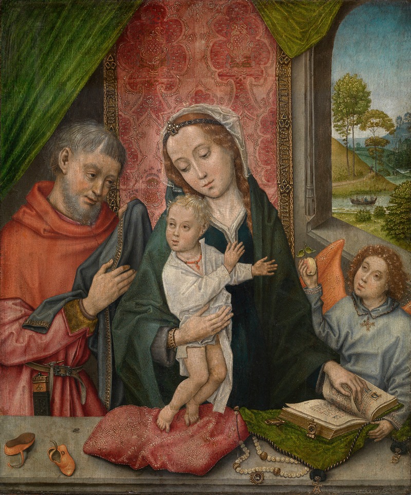 Master of 1499 - The Holy Family with an Angel