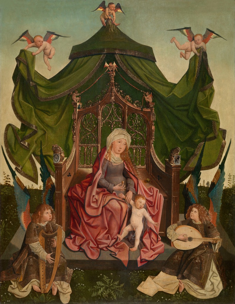 Master of the Antwerp Triptych of Maria - Madonna Enthroned