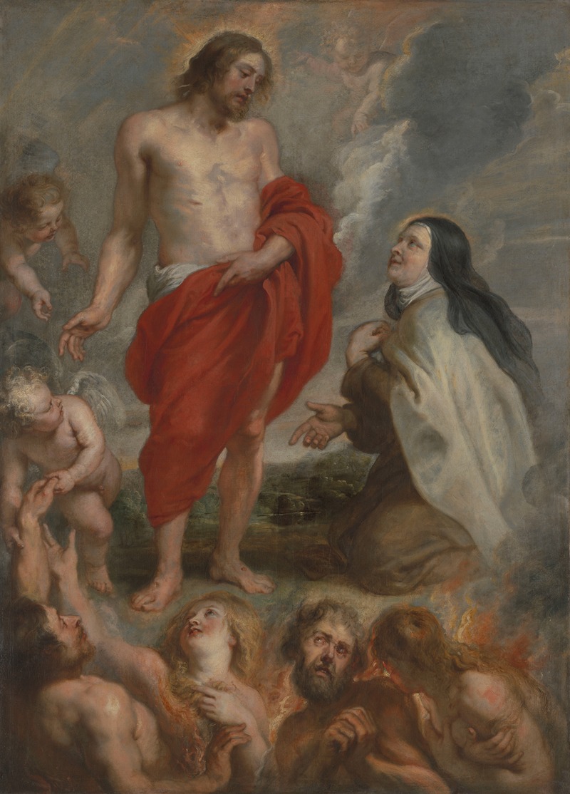 Peter Paul Rubens - Saint Teresa of Ávila Interceding for Bernardino de Mendoza in Purgatory