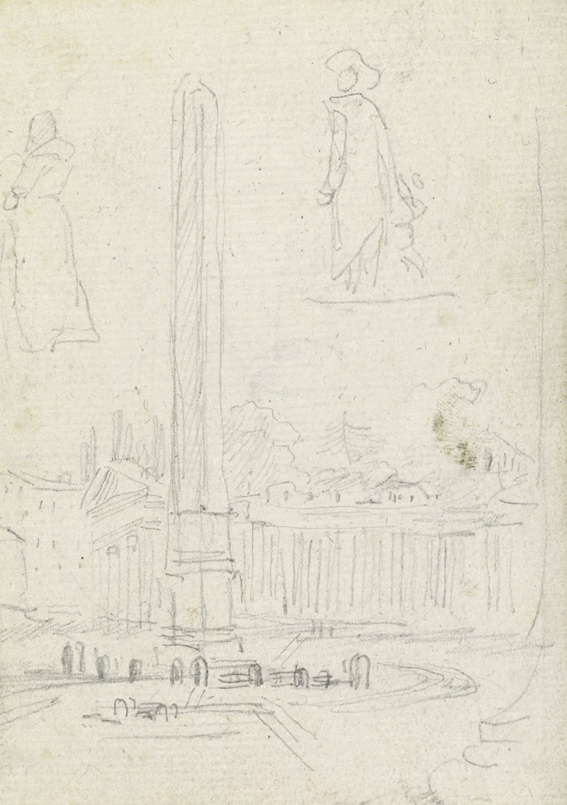 Hubert Robert - The Obelisk in Saint Peter’s Square