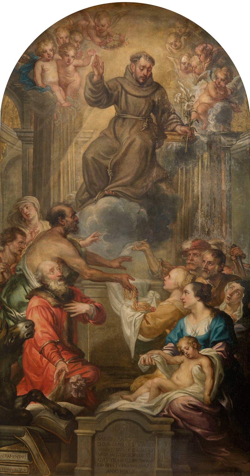 Philip Fruytiers - The Apotheosis of Saint Antony of Padua