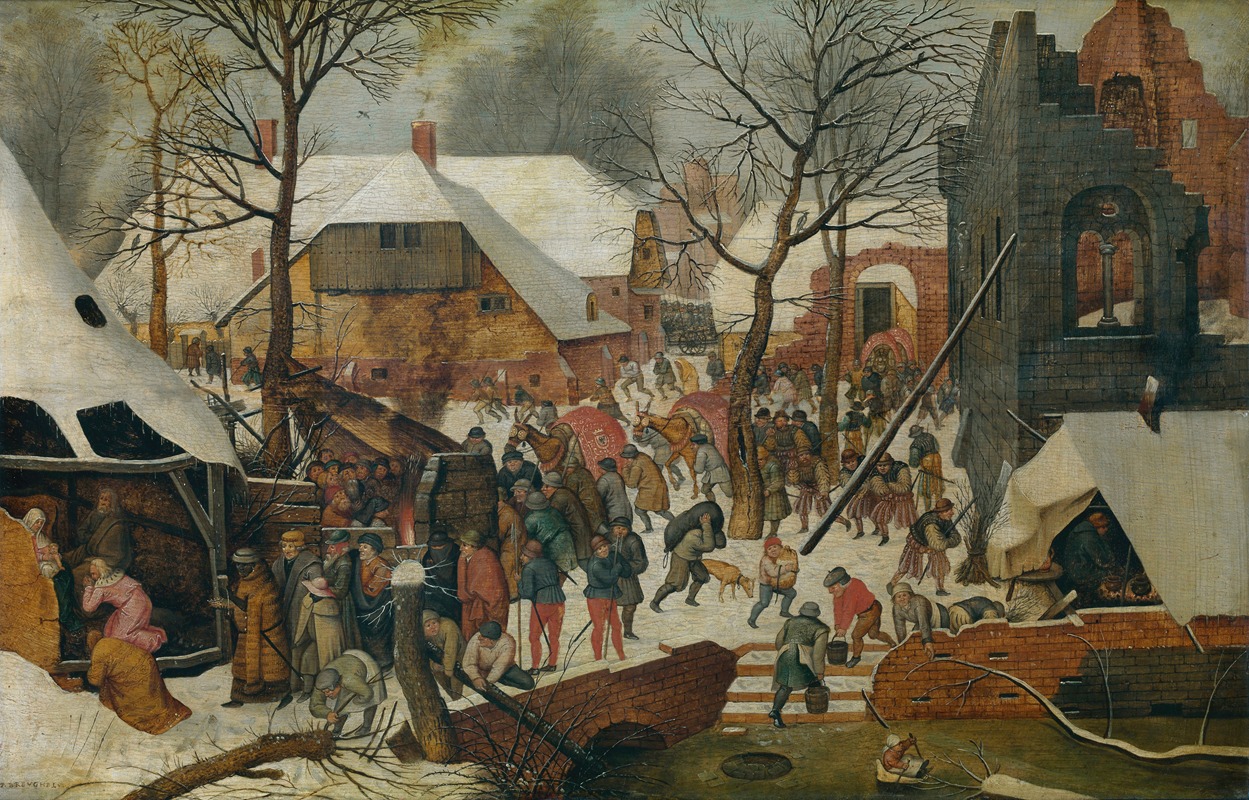 Pieter Brueghel The Younger - The Adoration of the Magi in the Snow