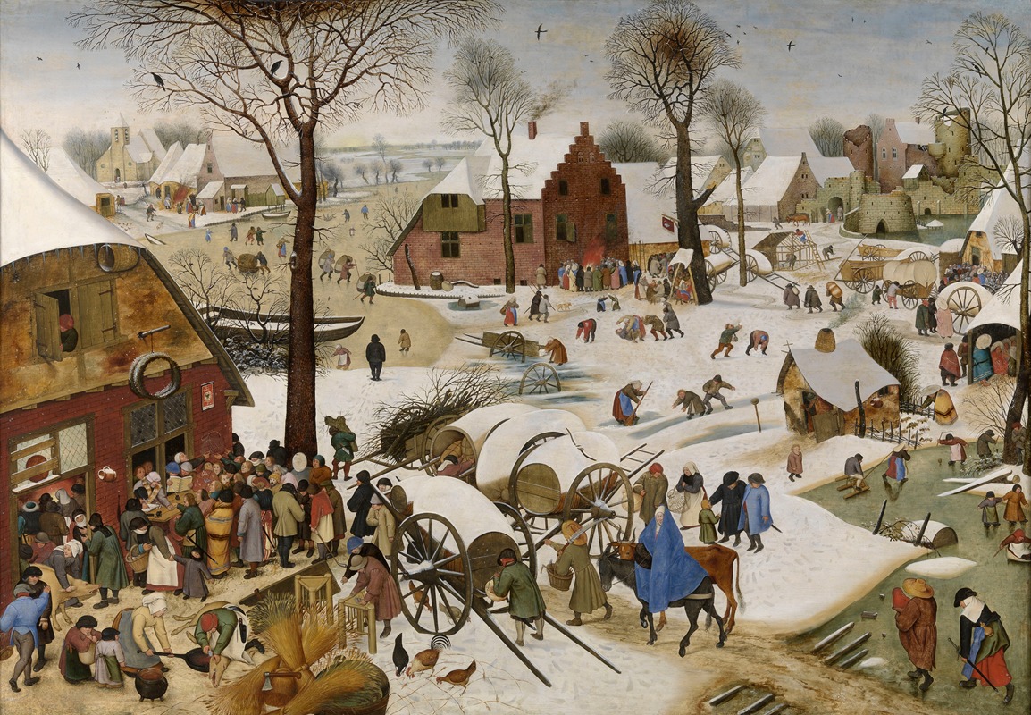 Pieter Brueghel The Younger - The People’s Census at Bethlehem