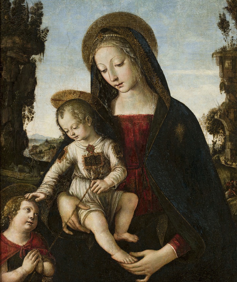 Pinturicchio - Madonna with Child Jesus and St. John