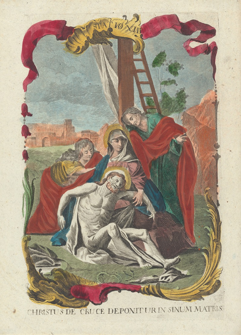 Remondini family - Christus De Cruce Deponitur In Sinum Matris