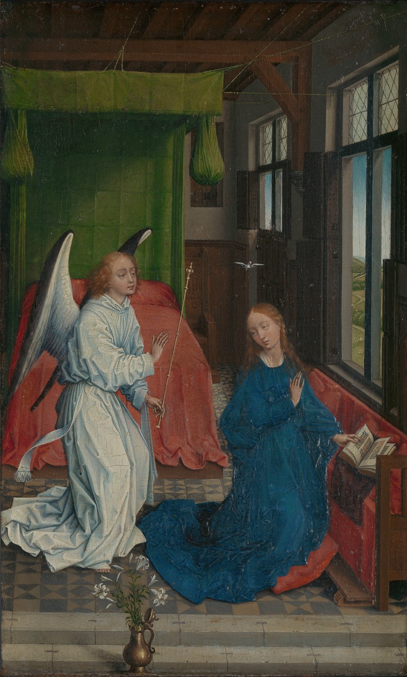 The Annunciation by Rogier van der Weyden - Artvee