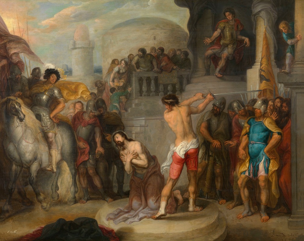 Simon de Vos - The Beheading of Saint Paul