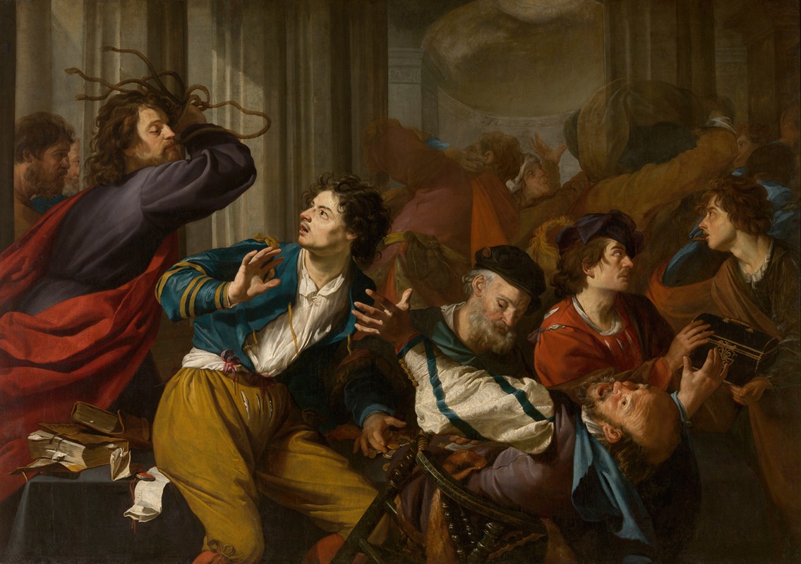 Theodoor Rombouts - Christ Driving the Money-changers from the Temple