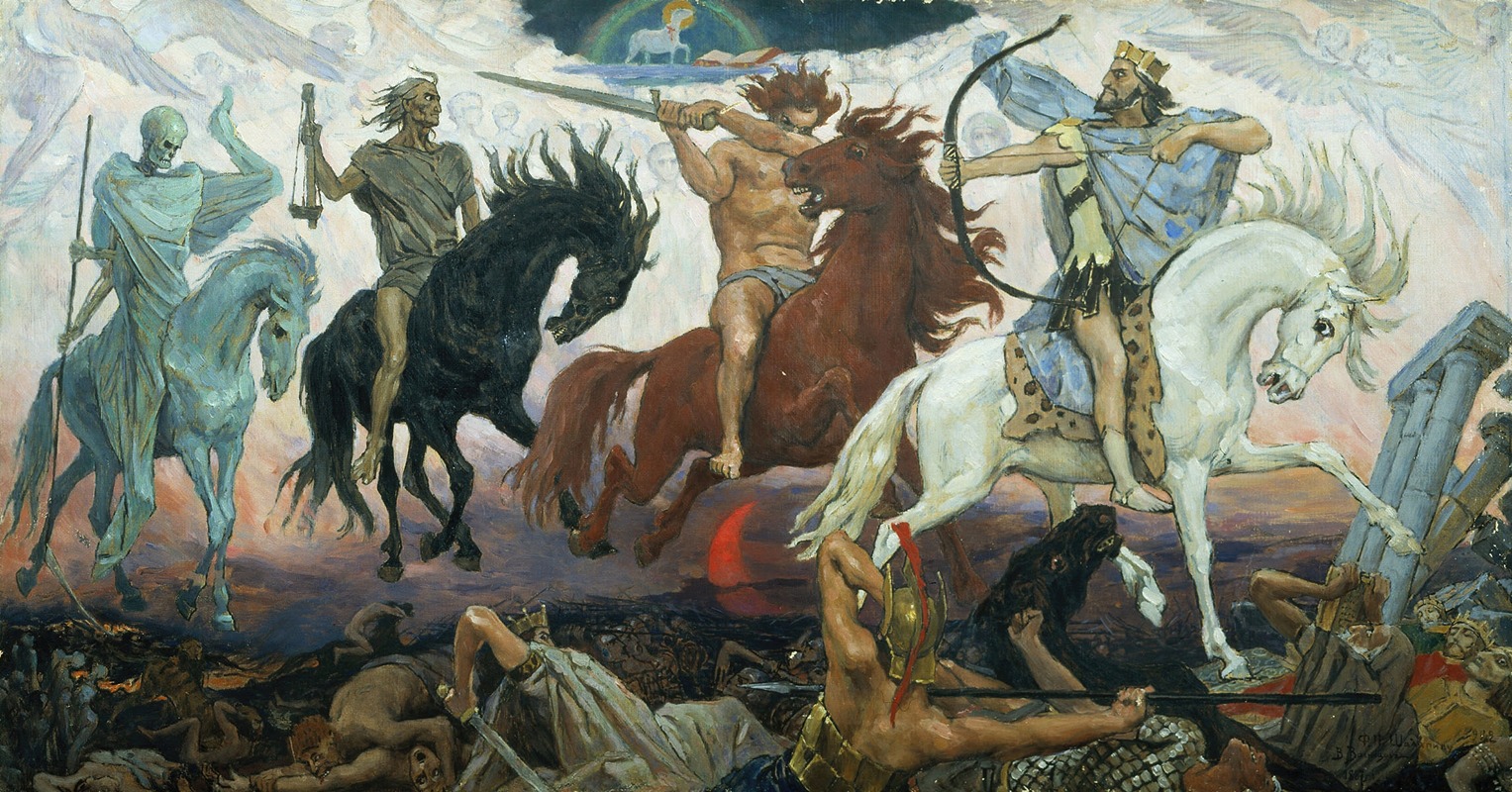 Victor Mikhailovich Vasnetsov - Four Horsemen of the Apocalypse