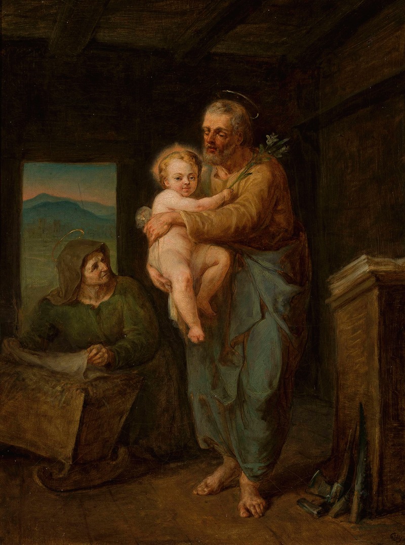Wojciech Gerson - St. Joseph with Jesus and St. Anne