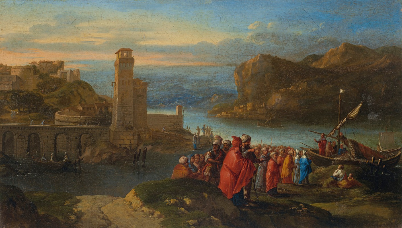 Adriaen van der Cabel - Christ Preaching at the Sea of Galilee