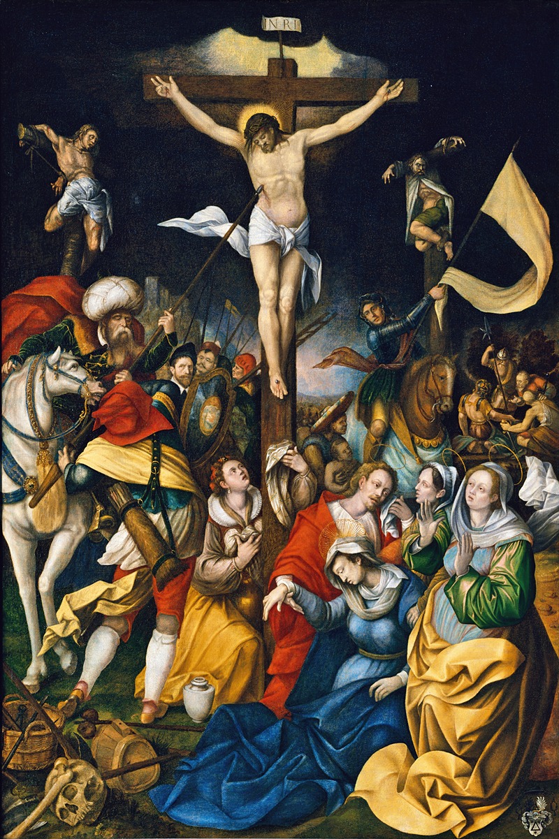 Barthel Bruyn the Elder - The Crucifixion