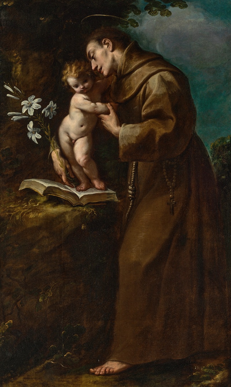 Carlo Francesco Nuvolone - Saint Anthony of Padua with the Infant Christ