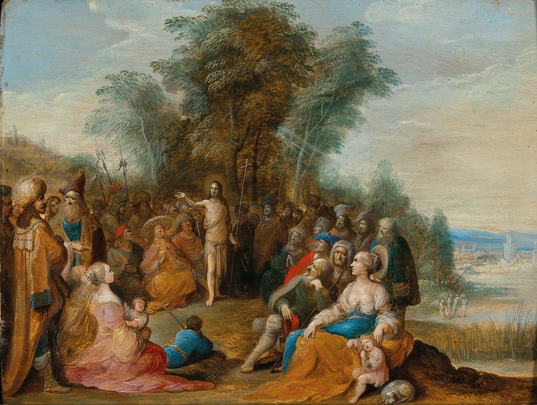 Frans Francken the Younger - Saint John the Baptist preaching in the wilderness