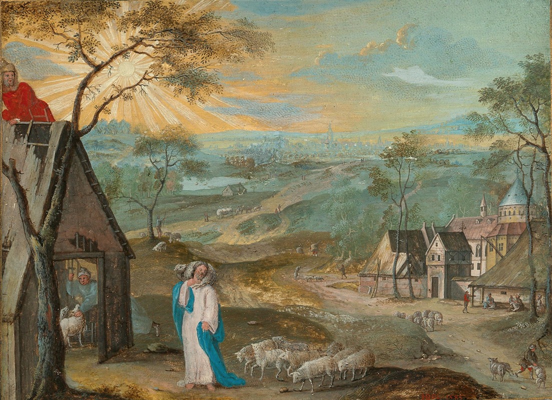 Hans Bol - Christ as the Good Shepherd