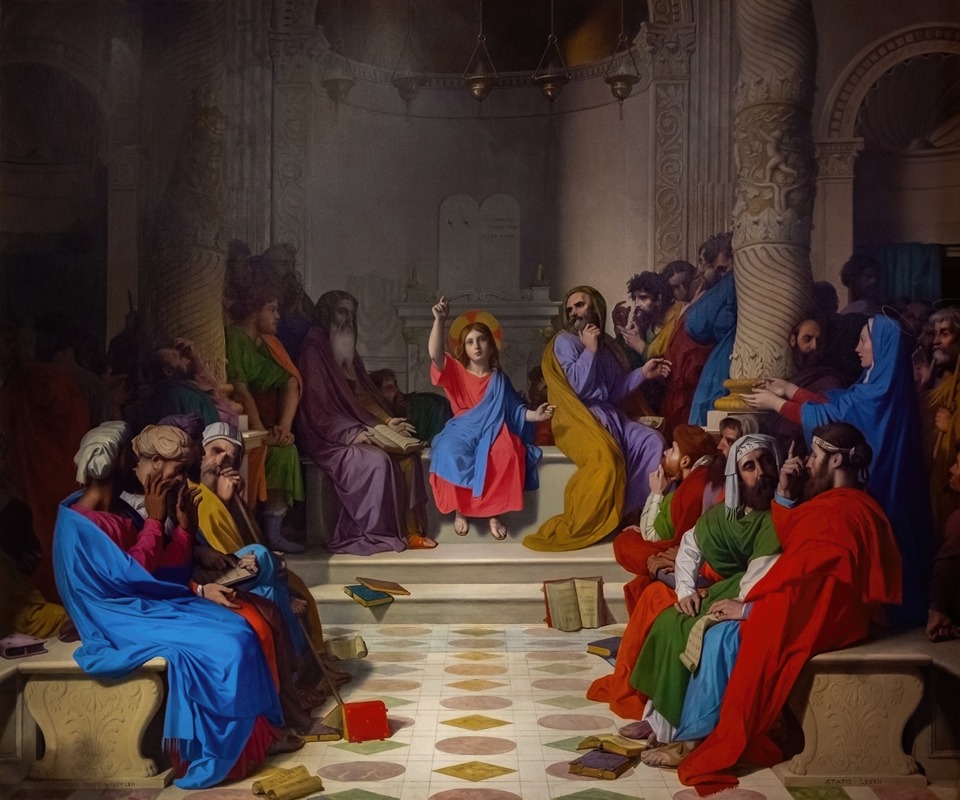 Jean Auguste Dominique Ingres - Jesus among the doctors