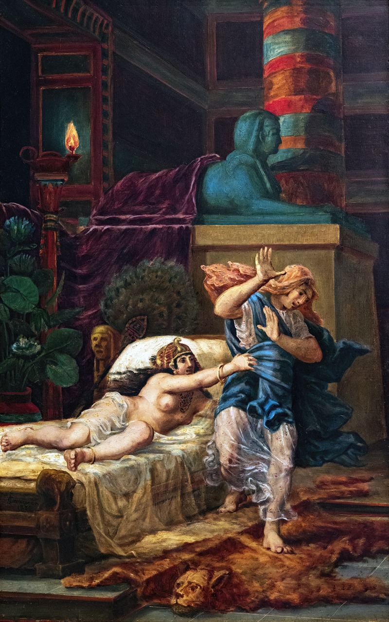 Jean-Baptiste Cariven - Potiphar’s Wife Grabbing Joseph