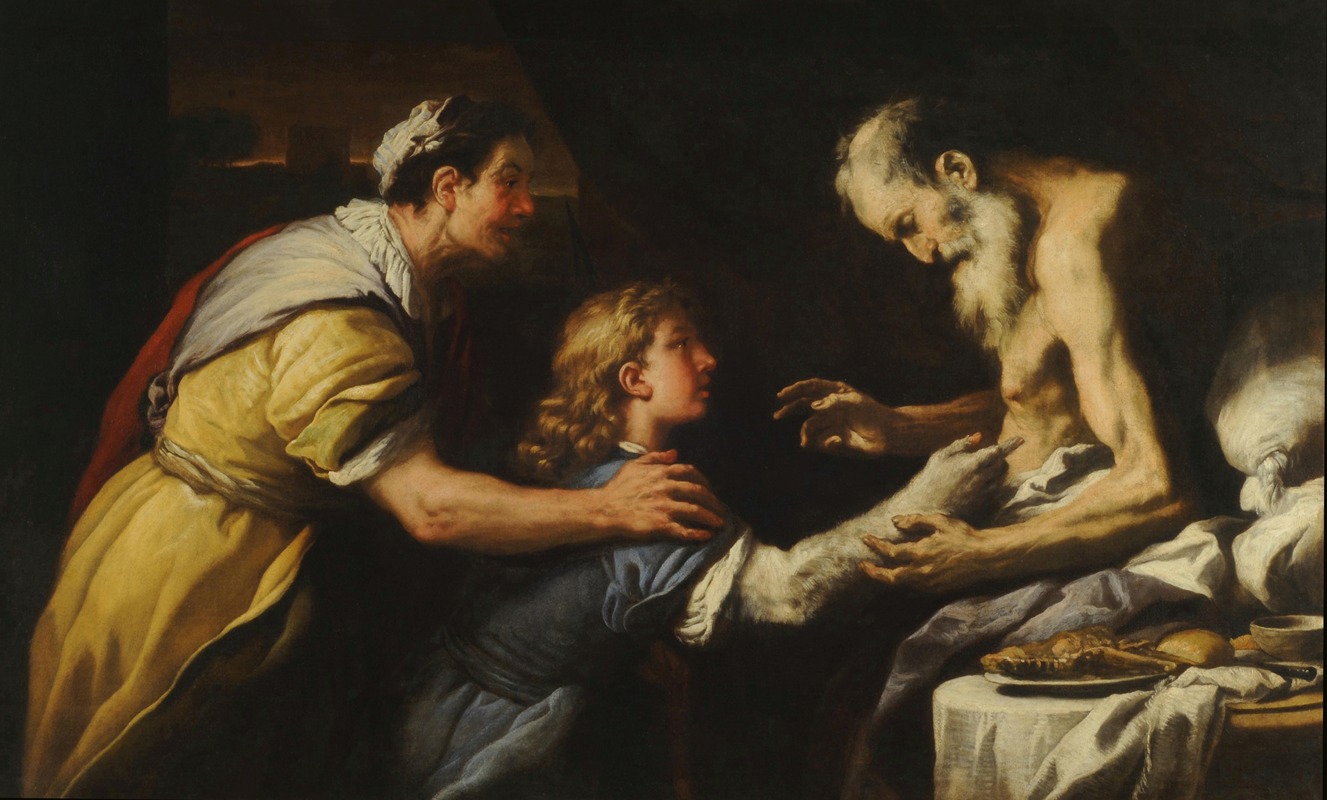 Luca Giordano - Introduction of Jacob to Isaac