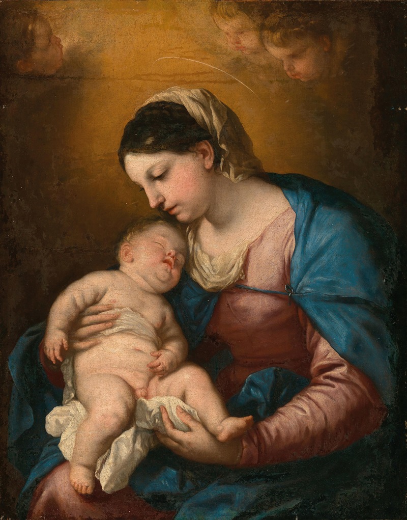 Luca Giordano - Madonna and Child