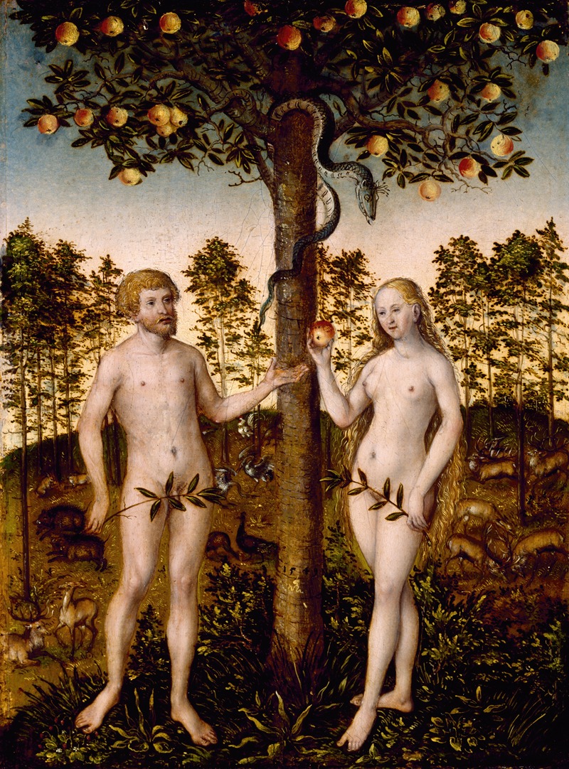 Lucas Cranach the Younger - The Fall of Man