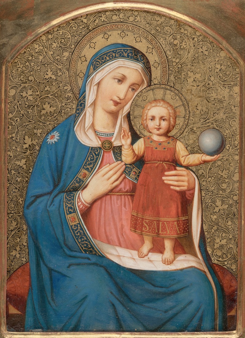 Maria Schoffmann - Virgin and Blessing Christ Child