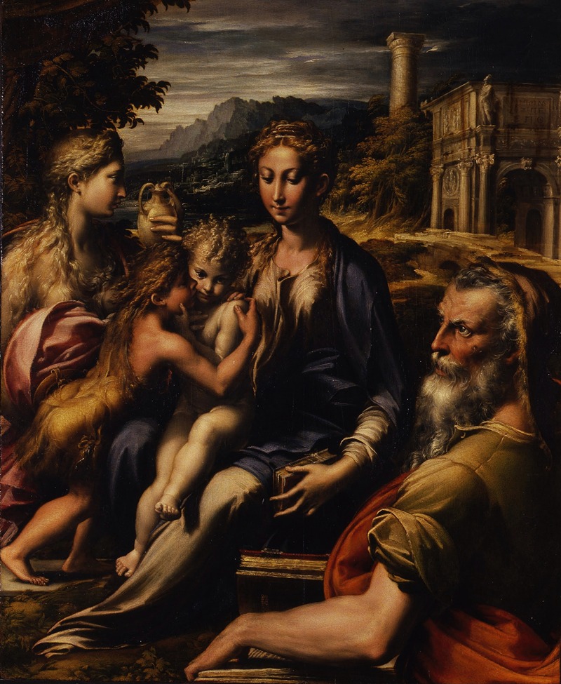 Parmigianino - Madonna con Bambino, San Giovanni Battista, la Maddalena e Zaccaria (Madonna di San Zaccaria)
