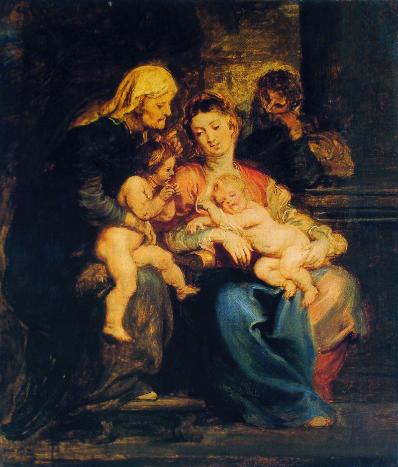 Peter Paul Rubens - The Holy Family with Saint Elizabeth and Saint John