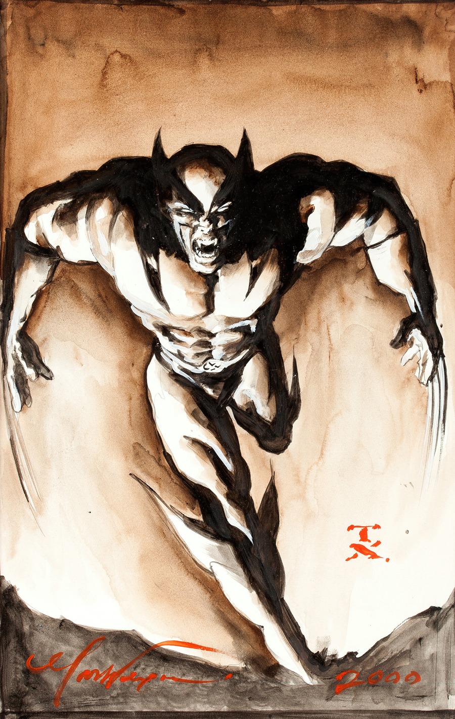 Cool Comic Art on X: Wolverine by Mark Texeira  / X