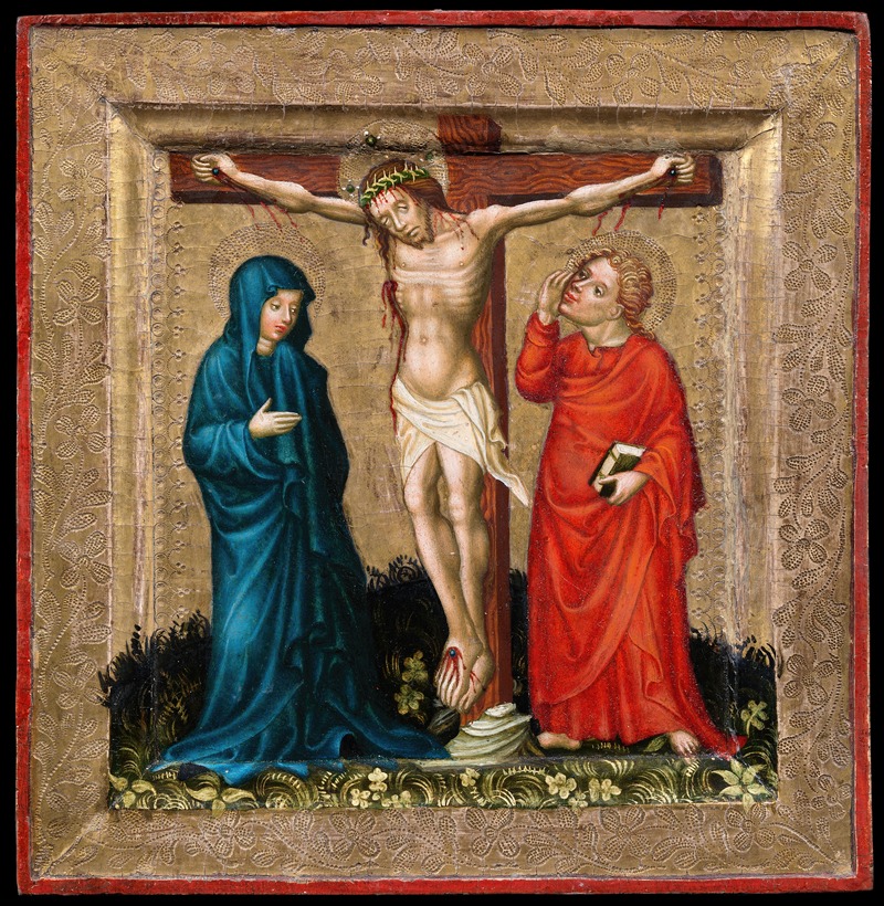Anonymous - Christ on the Cross with the Virgin Mary and John