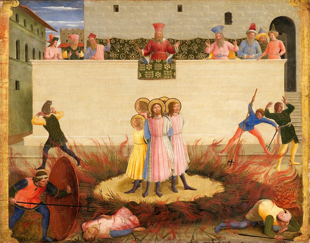 Fra Angelico - Saints Cosmas and Damian and their Brothers Surviving the Stake