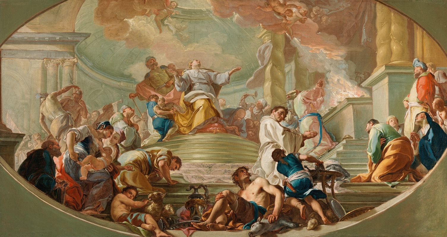 Giacinto Diana - The Dedication of the Temple at Jerusalem