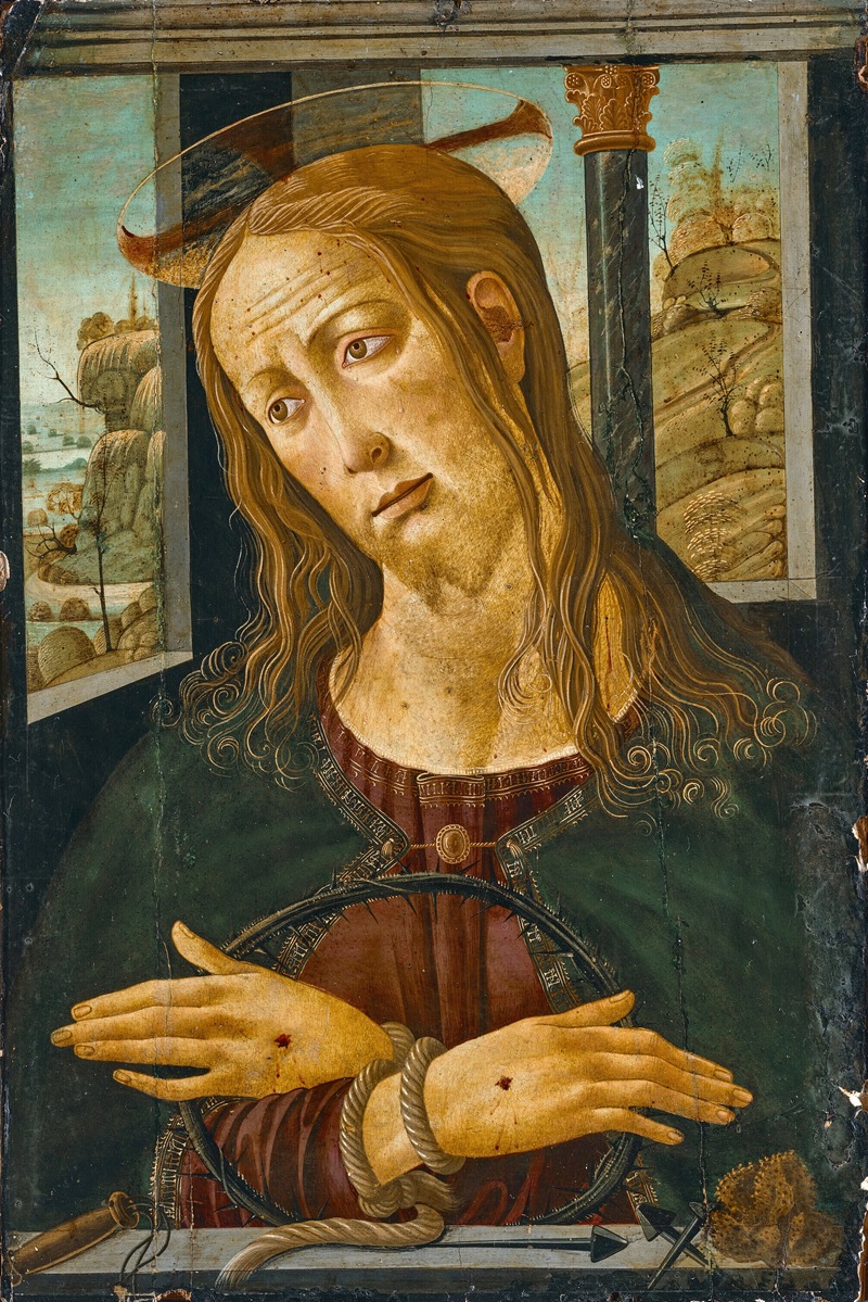 Jacopo del Sellaio - Christ with the symbols of the Passion
