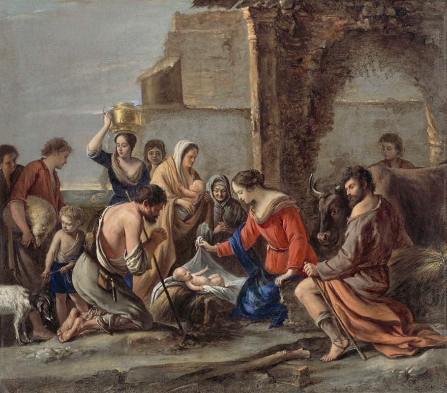 Le Nain family - The Adoration of the Shepherds