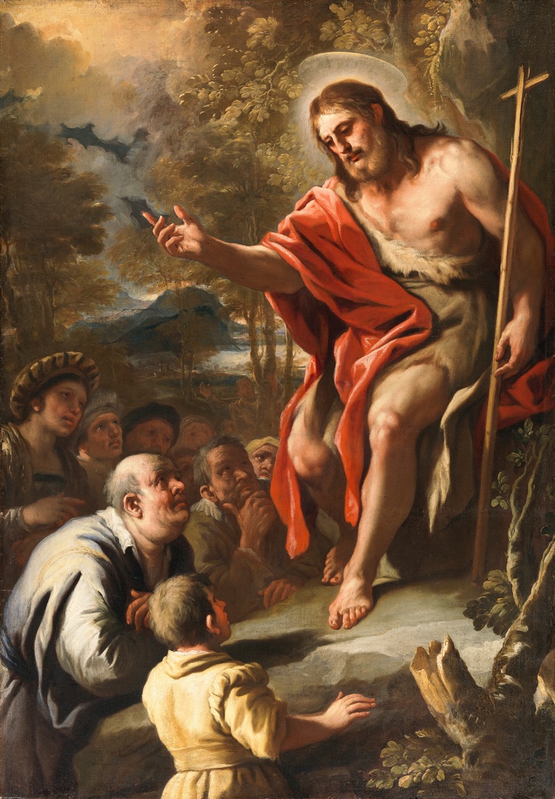 Luca Giordano - Saint John Preaching in the Wilderness