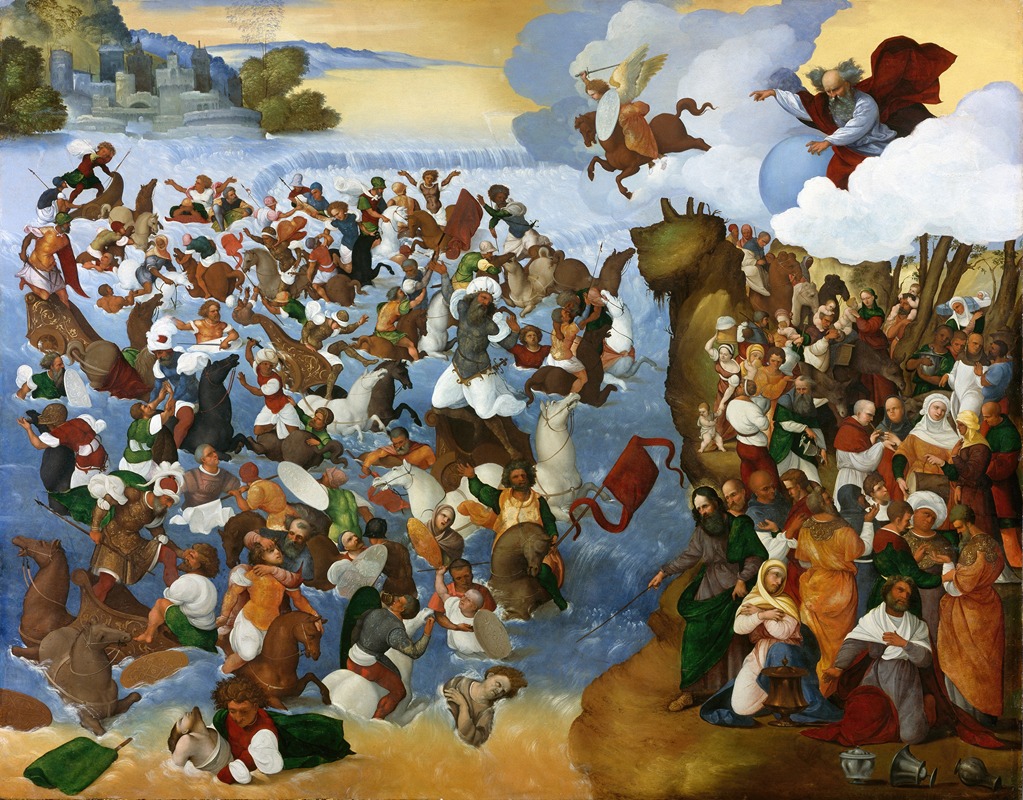 Ludovico Mazzolino - The Crossing of the Red Sea