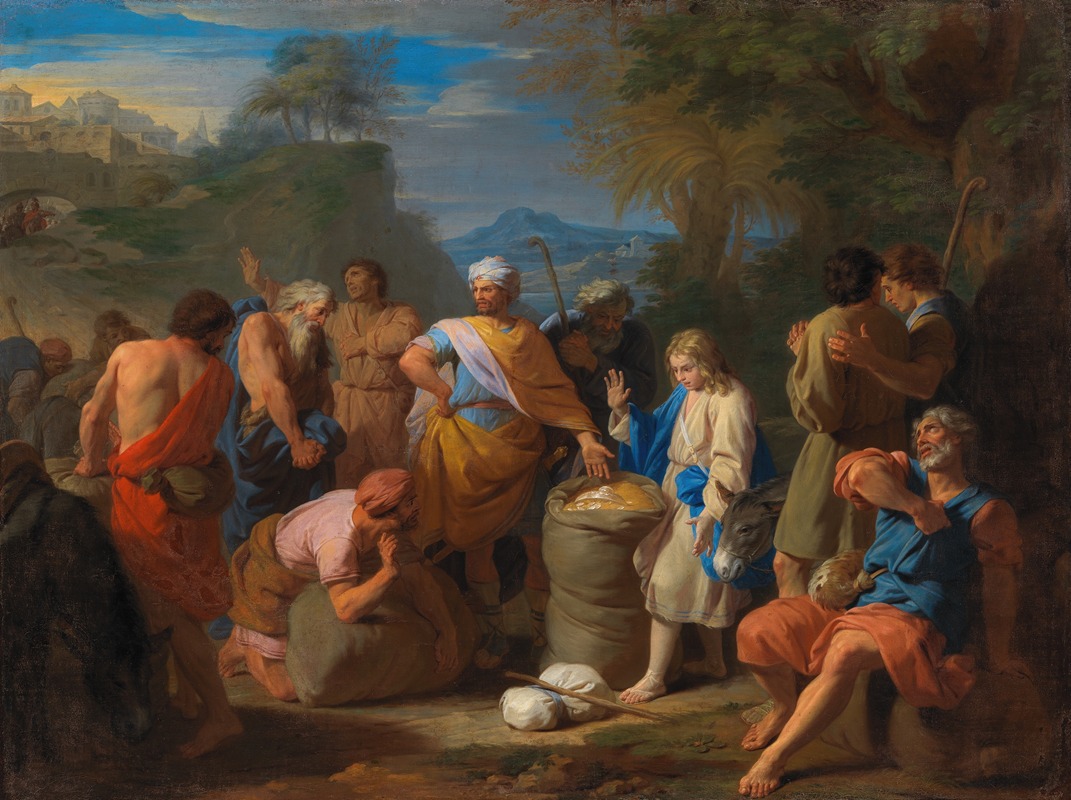 Nicolas de Poilly - The Finding of Joseph’s Cup in Benjamin’s Sack