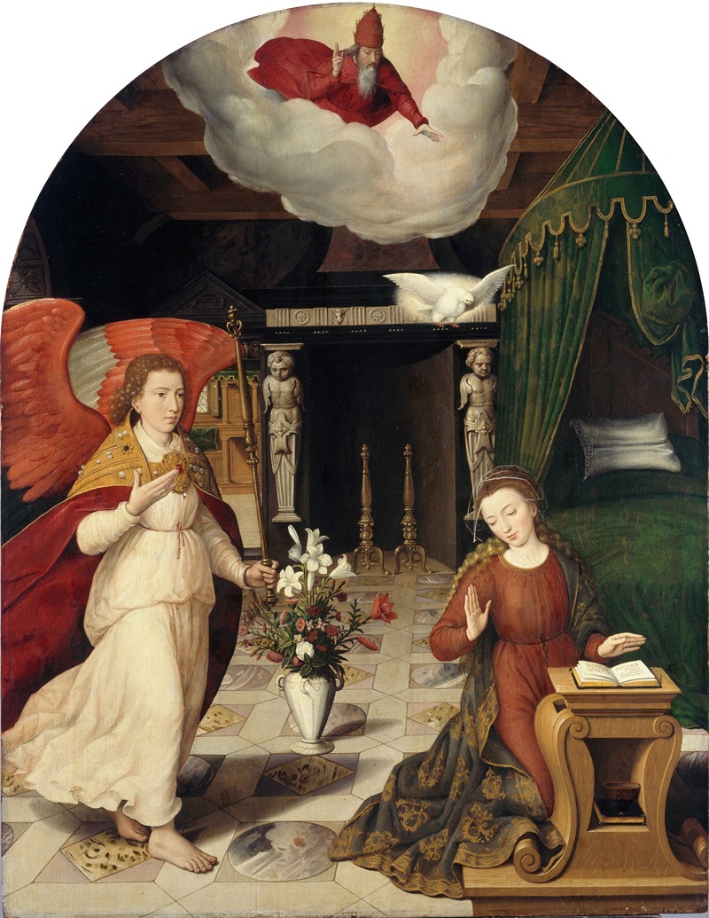 Pieter Claeissins the Elder - The Annunciation