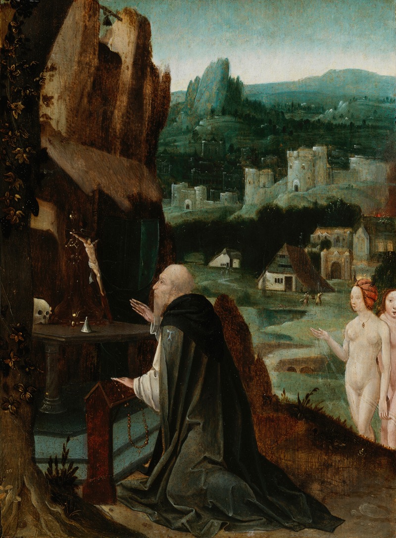 Master of the Female Half-Lengths - The Temptation of Saint Anthony