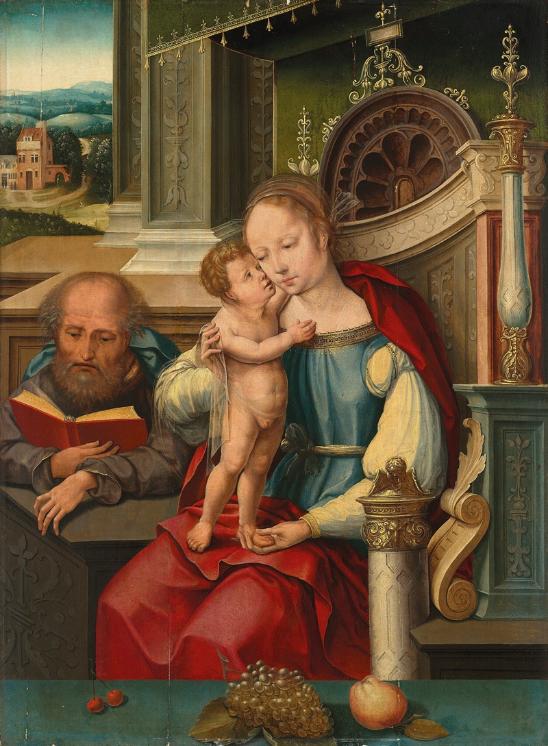 The Master Of The Mansi Magdalen - The Holy Family