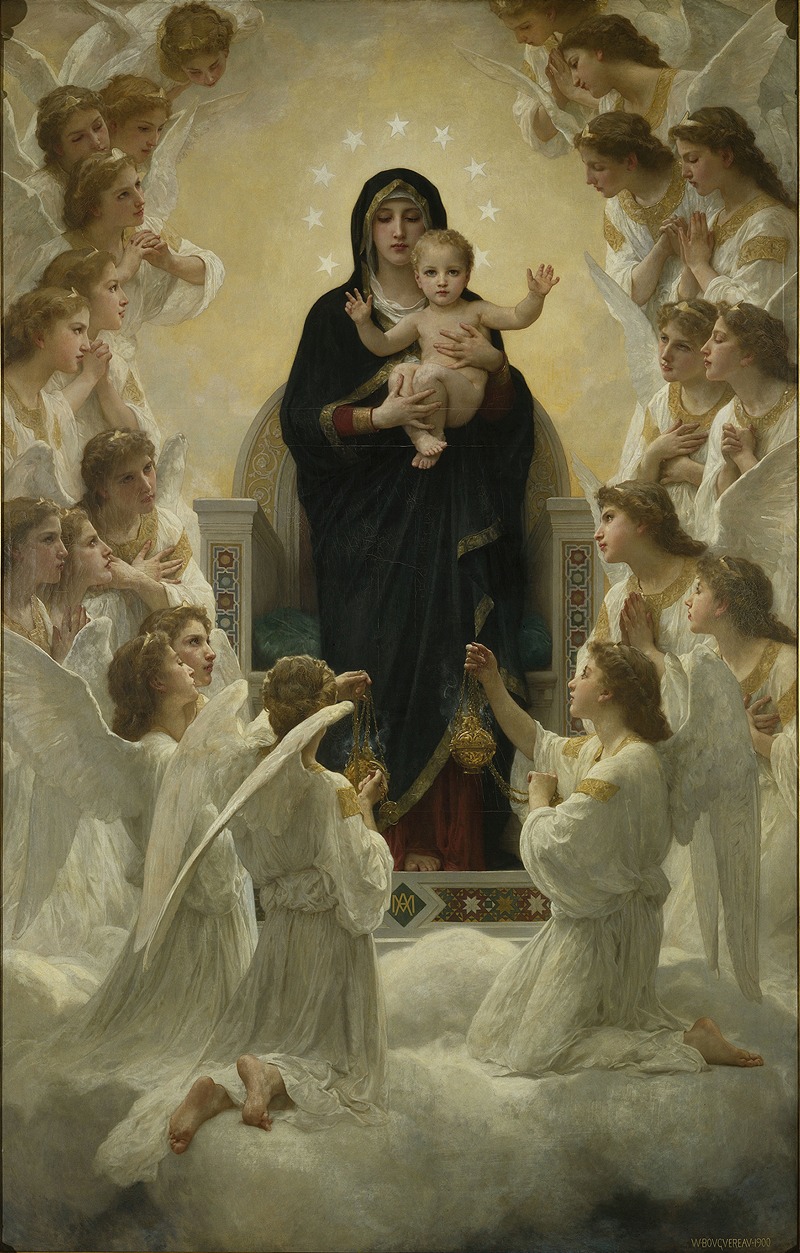 William Bouguereau - La Vierge aux anges
